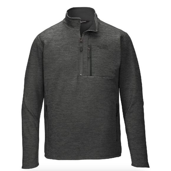 The North Face Skyline 1/2-Zip Fleece Pullover Dark Grey Heather Men’s Large - Picture 1 of 8